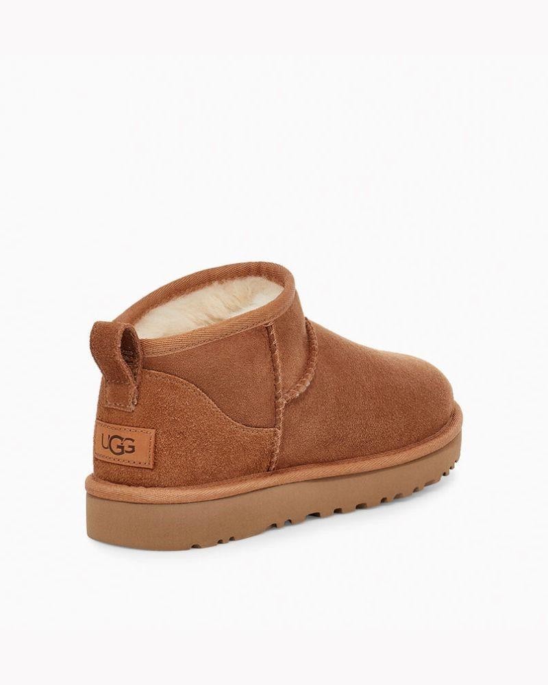UGG Botas De pelo Australianas Mujer Marrones 1116109 CLASSIC ULTRA MINI