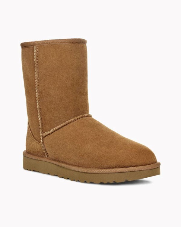 Botas Australianas de Pele Mulher UGG Castanho 1016223 CLASSIC SHORT II