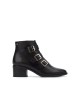 MARTINELLI ZINNIA 1603 4506Z  Botines Chelsea Mujer Negro Made In Spain