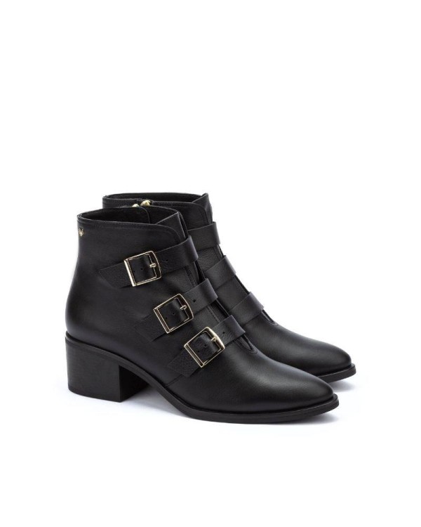 MARTINELLI ZINNIA 1603 4506Z  Botines Chelsea Mujer Negro Made In Spain