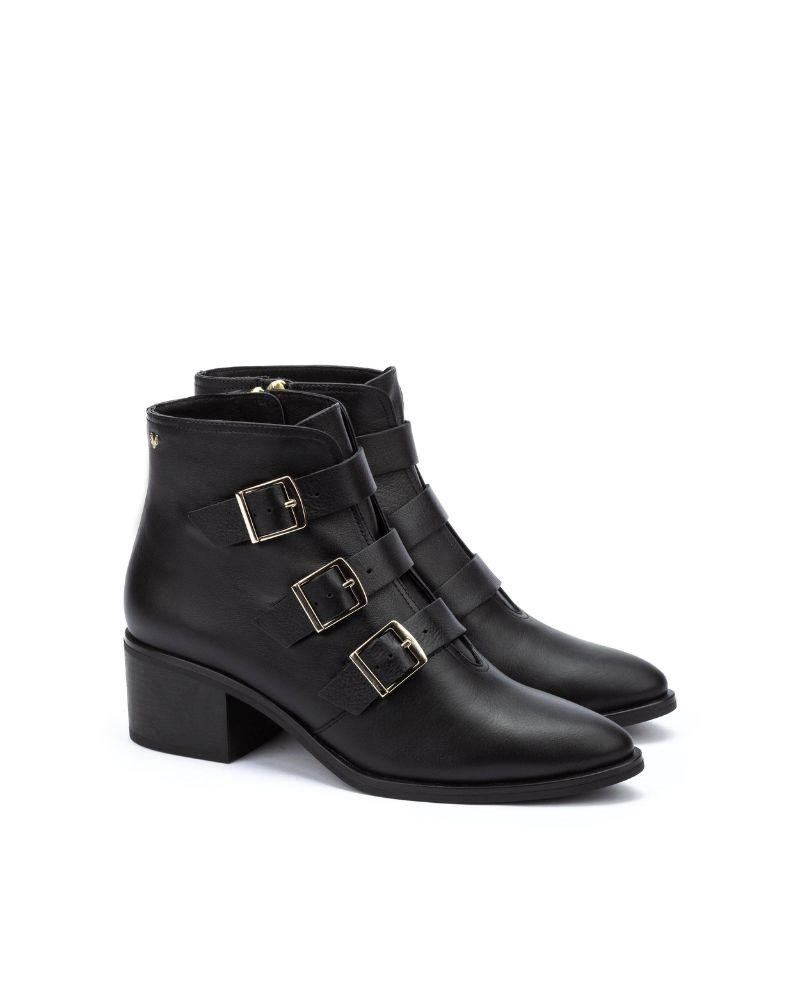 MARTINELLI ZINNIA 1603 4506Z  Botines Chelsea Mujer Negro Made In Spain