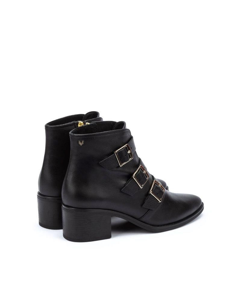 MARTINELLI ZINNIA 1603 4506Z  Botines Chelsea Mujer Negro Made In Spain