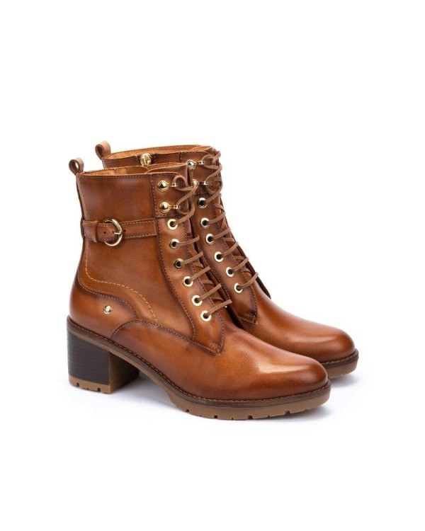 PIKOLINOS LLANES W7H 8510  Botas Militares Mujer Marrón