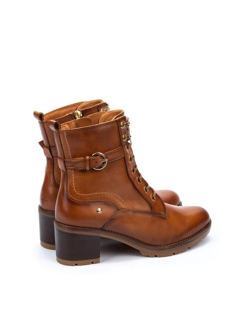 PIKOLINOS LLANES W7H 8510  Botas Militares Mujer Marrón