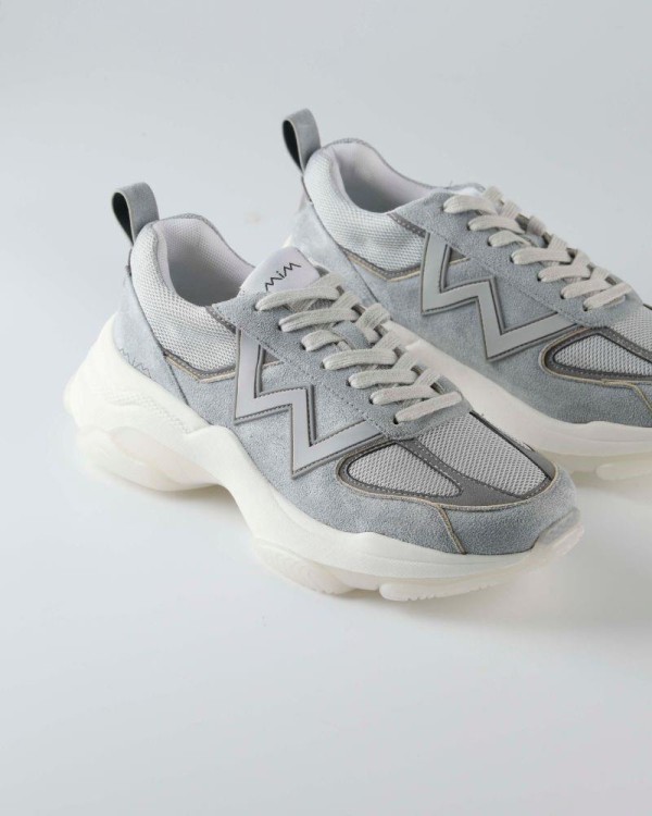 Mim STUDIO Zapatillas Bajas Mujer Gris