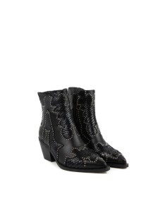  Botines Cowboy Mujer NOA HARMON Negro 8867 CAROLINA