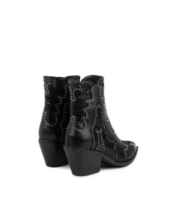  Botines Cowboy Mujer NOA HARMON Negro 8867 CAROLINA