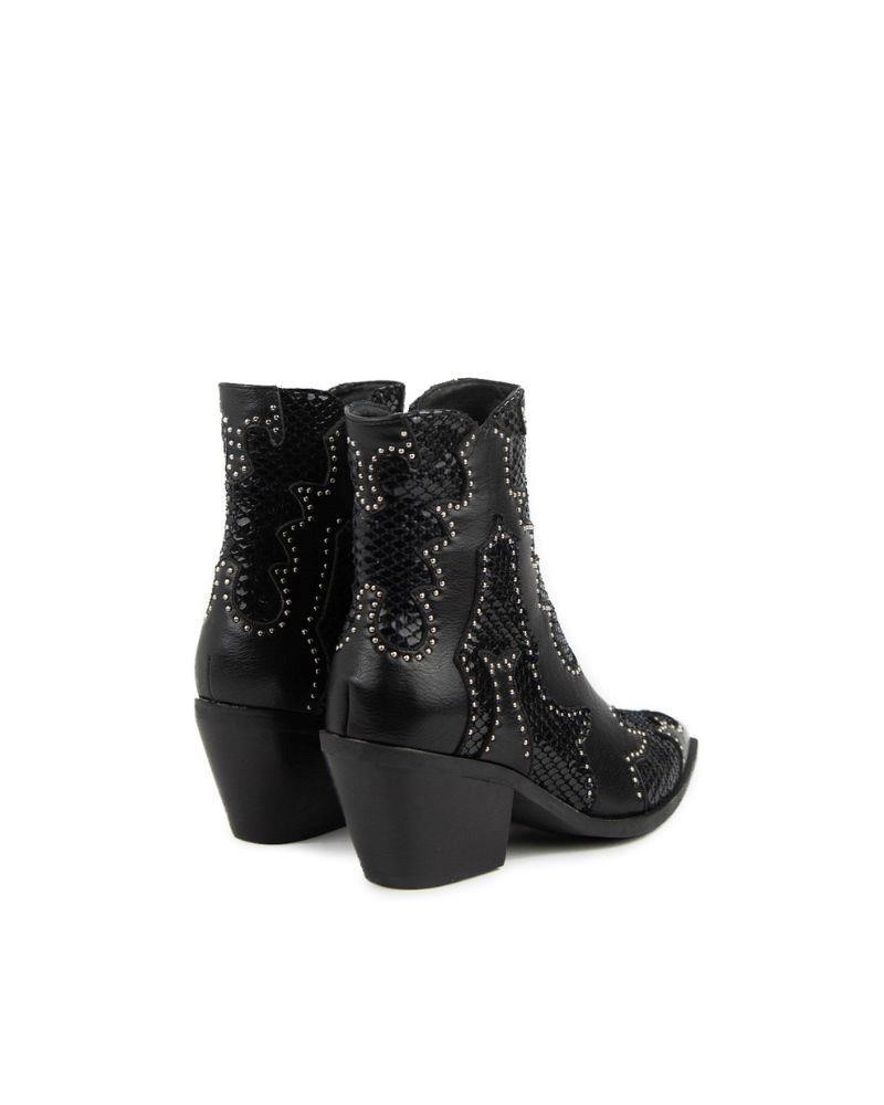  Botines Cowboy Mujer NOA HARMON Negro 8867 CAROLINA