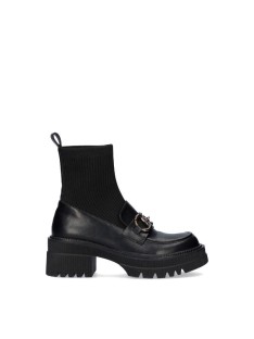  Zapatos Mocasines Mujer EXE Negro B079 H227