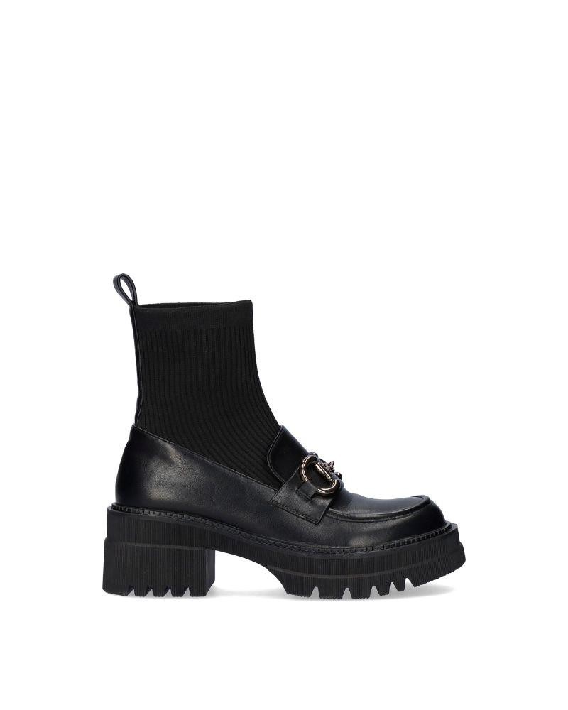 Sapatos Mocassins Mulher EXE Negro B079 H227