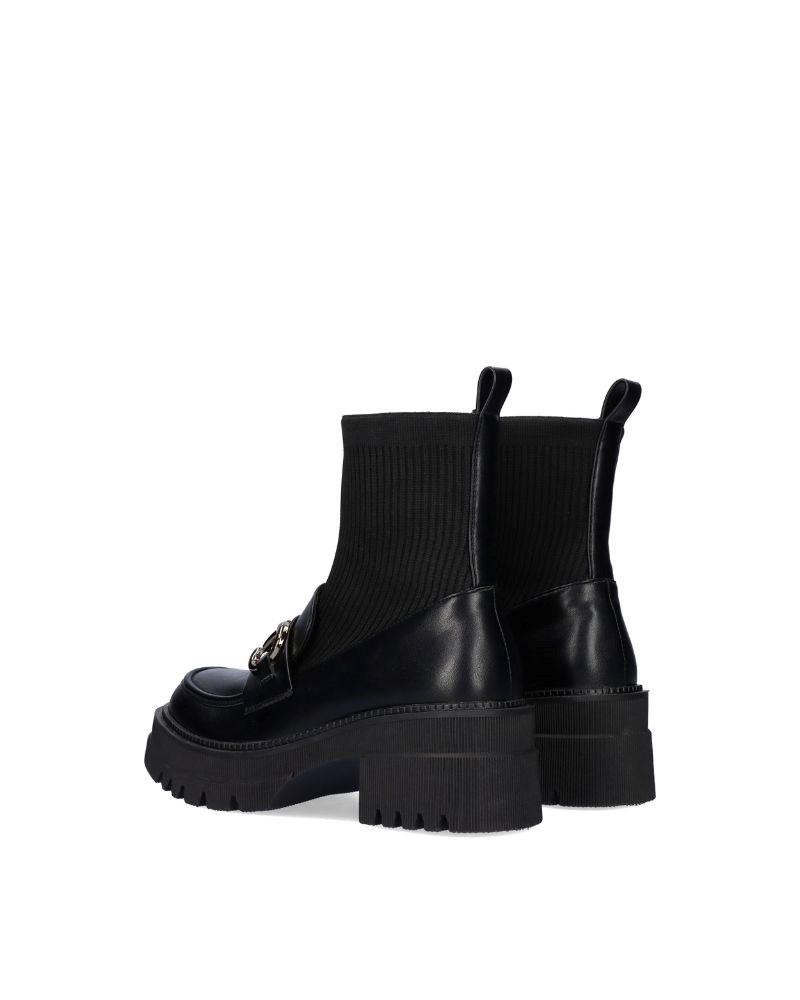 Sapatos Mocassins Mulher EXE Negro B079 H227