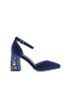 MENBUR 24359  Sandalias Fiesta Cerradas Mujer Azul