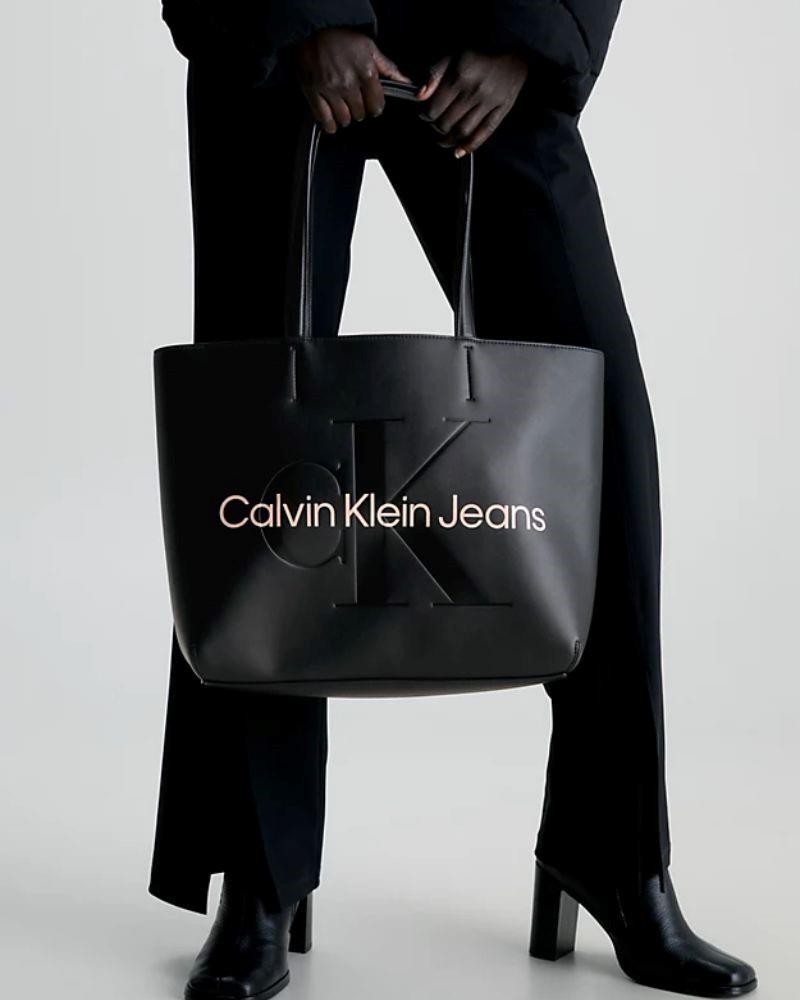 CALVIN KLEIN K60K61027601F Bolsos Shopper Mujer Negro | RKS