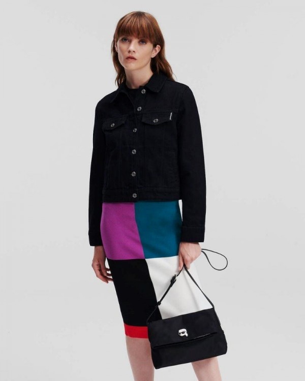  Abrigos Mujer Karl Lagerfeld Negro 236W1408