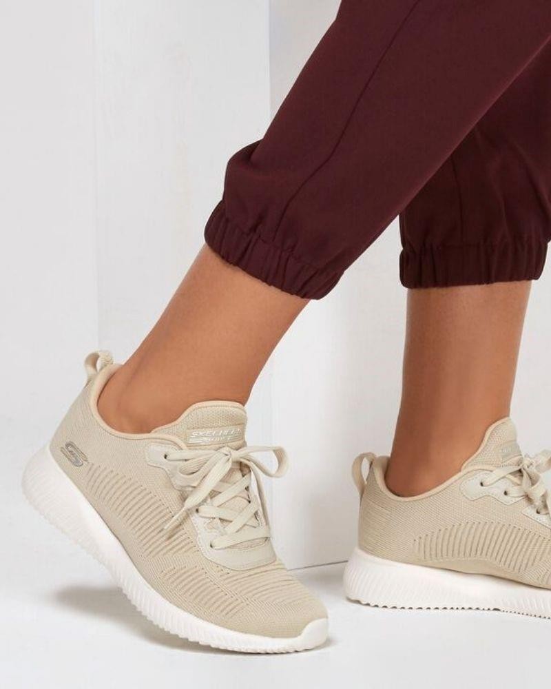 SKECHERS Sapatilhas Baixas Mulher Bege 32504 BOBS SQUAD