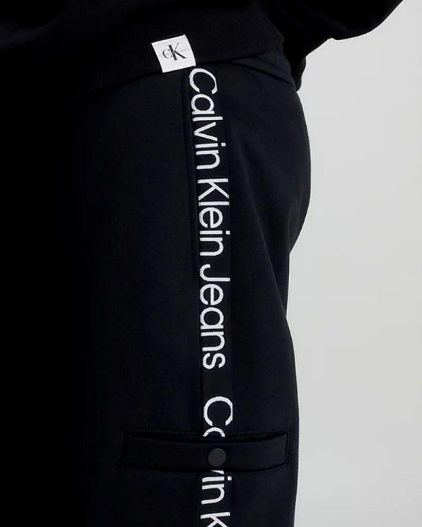 CALVIN KLEIN J30J324376BEH Calças de Fato de Treino Homem Preto