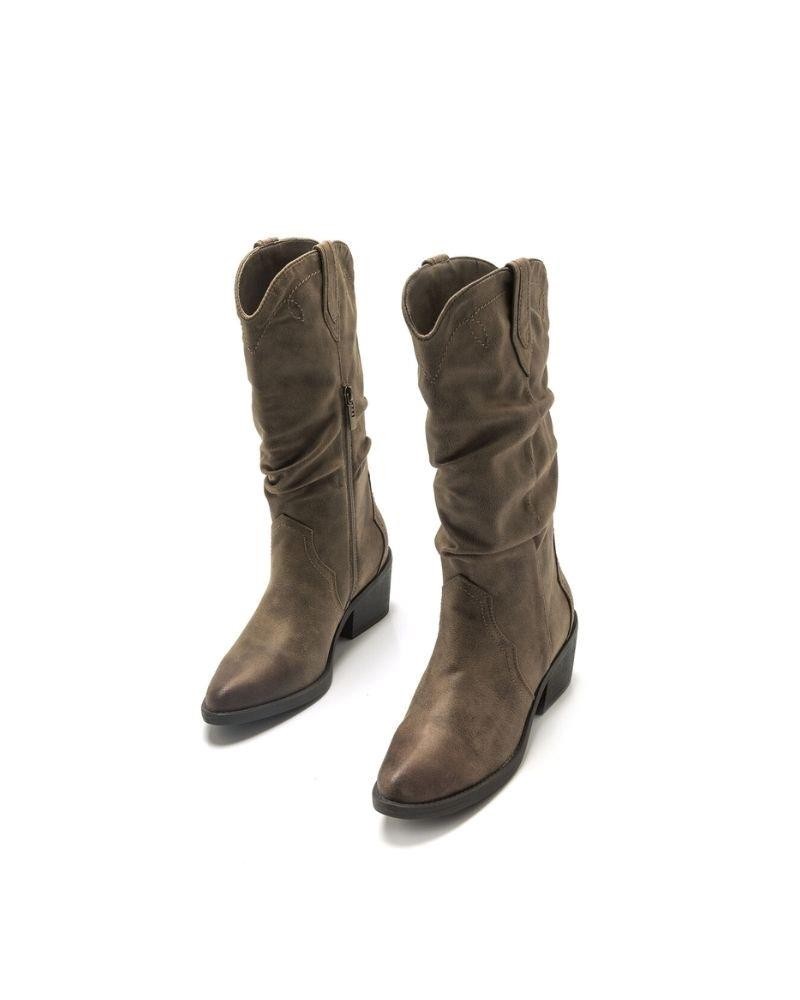 Botas Cowboy Mulher MUSTANG Beige 51971 COWBOY