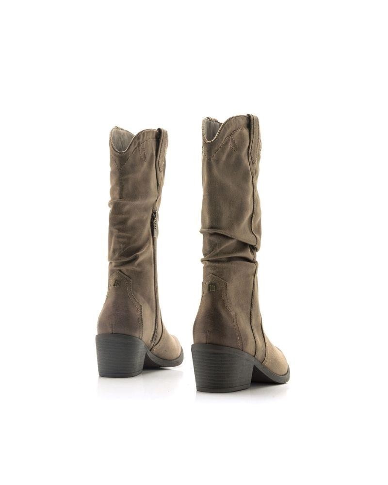  Botas Cowboy Mujer MUSTANG Beige 51971 COWBOY