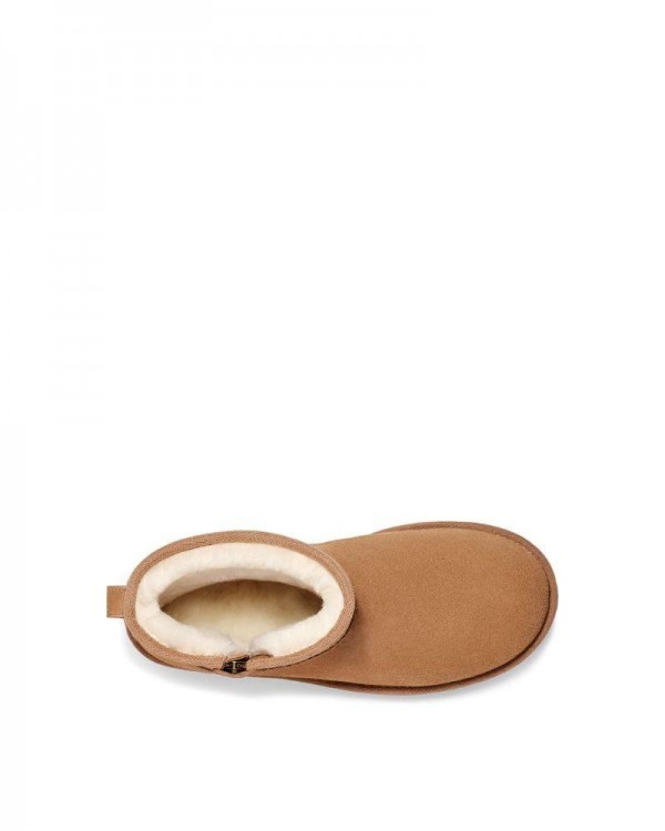 Botas Australianas UGG de pelo Mujer Marrón 1151230 MINI BAILEY ZIP