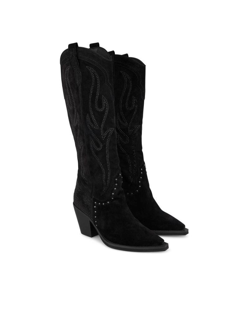 ALMA EM PENA I23451 Botas Cowboy Mulher Preto