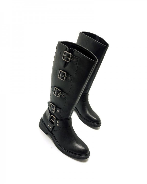 Botas Altas Mulher MUSTANG Preto 59562 BRUNA