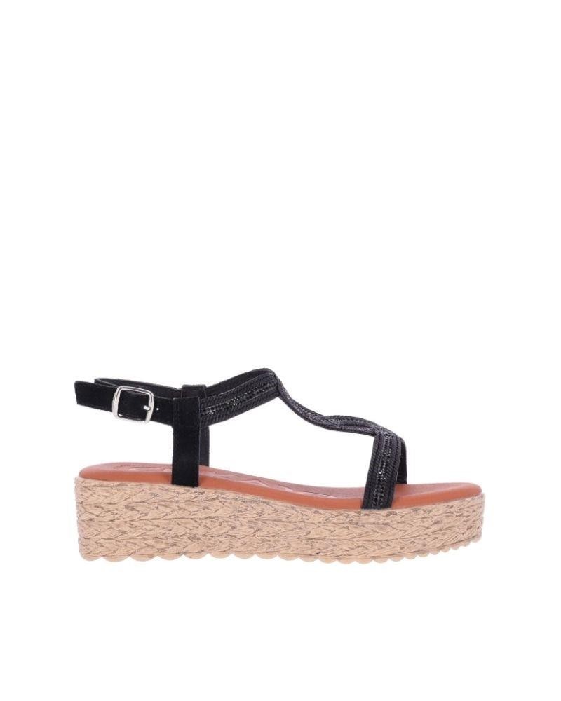 Sandalhas Abertas Alpargatas Mulher CHIKA 10 Preto ATHENEA 14