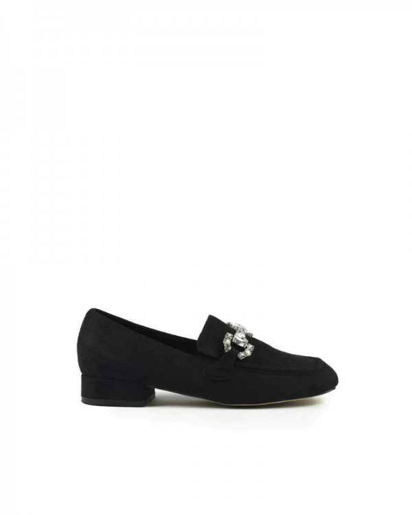  Zapatos Mocasines Mujer Azarey Negro 459H044
