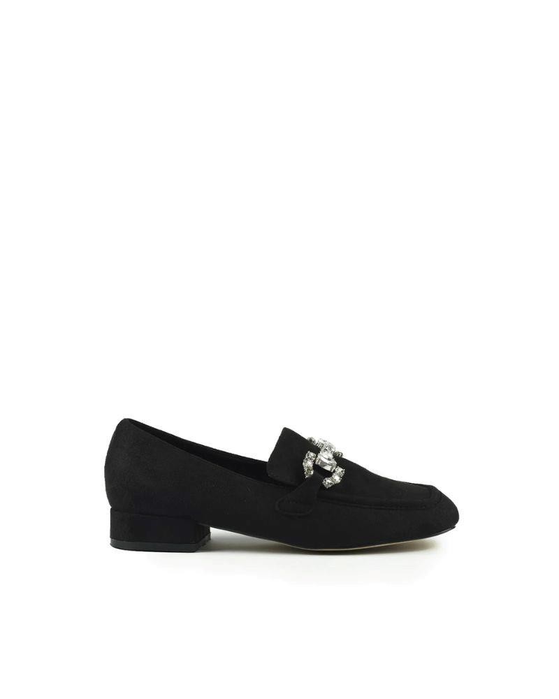  Zapatos Mocasines Mujer Azarey Negro 459H044