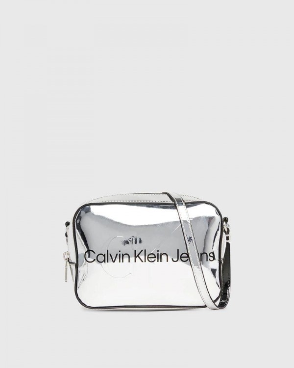 CALVIN KLEIN Bolsos Bandoleras Mujer Plata K60K611858