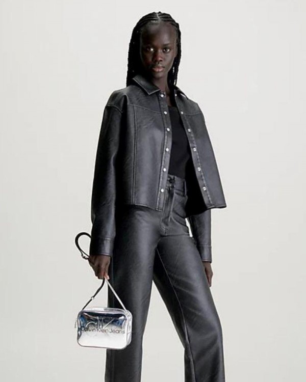 CALVIN KLEIN Bolsas Bandoleiras Mulher Prateado K60K611858