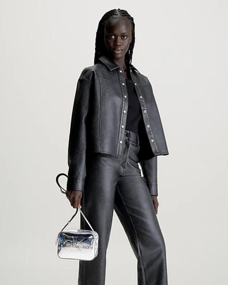 CALVIN KLEIN Bolsas Bandoleiras Mulher Prateado K60K611858