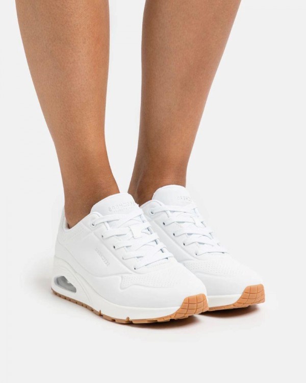 SKECHERS Sapatilhas Baixas Mulher Branco 73690 UNO STAND ON AIR