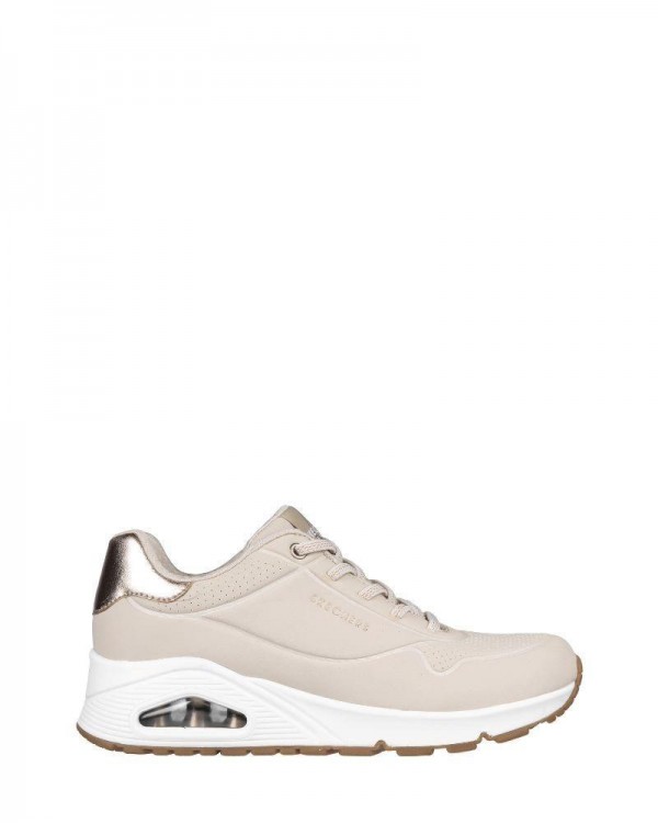 SKECHERS Sapatilhas Baixas Mulher Nude 155196 UNO