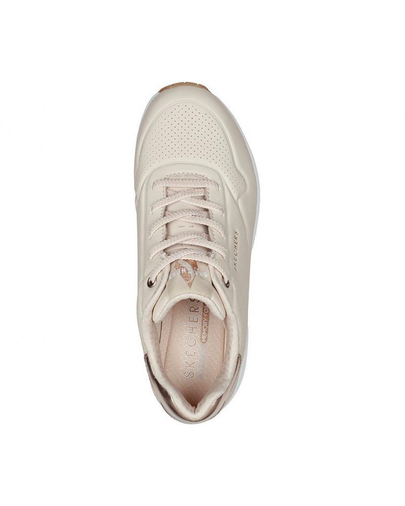 SKECHERS Sapatilhas Baixas Mulher Nude 155196 UNO