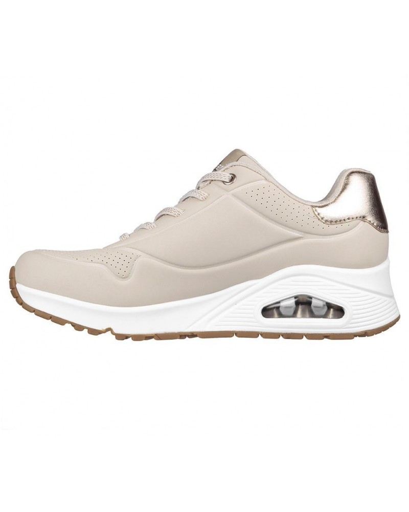 SKECHERS Sapatilhas Baixas Mulher Nude 155196 UNO