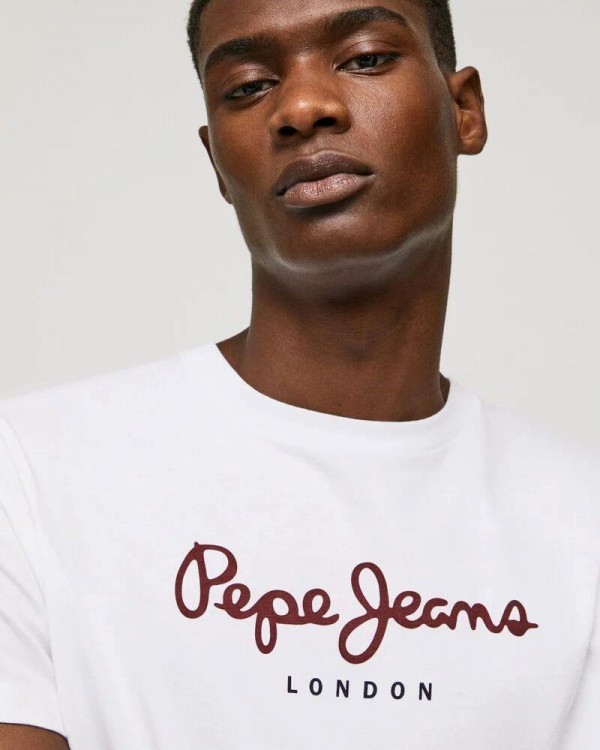 PEPE JEANS Camisetas Manga corta Hombre Blanco PM508208 EGGO