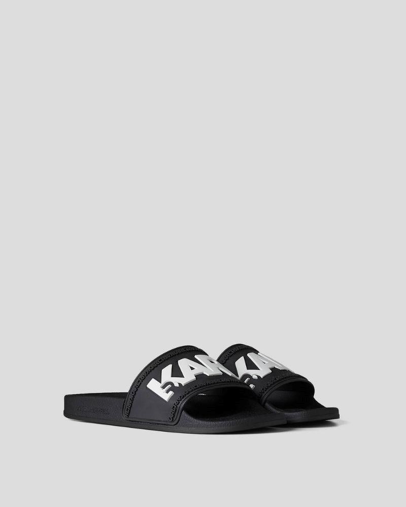 Karl Lagerfeld Sandalias Chancletas Hombre Negro KL70004 KONDO