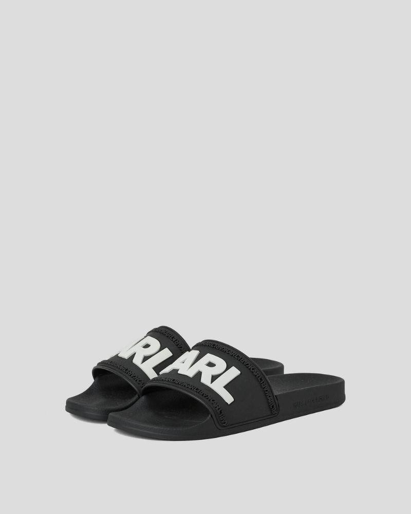 Karl Lagerfeld Sandalias Chancletas Hombre Negro KL70004 KONDO