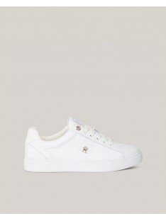 Sapatilhas Baixas Mulher TOMMY HILFIGER Branco FW0FW07685
