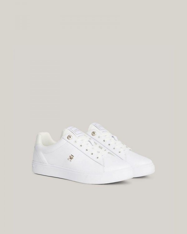 Sapatilhas Baixas Mulher TOMMY HILFIGER Branco FW0FW07685