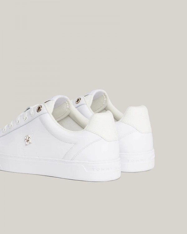 Sapatilhas Baixas Mulher TOMMY HILFIGER Branco FW0FW07685