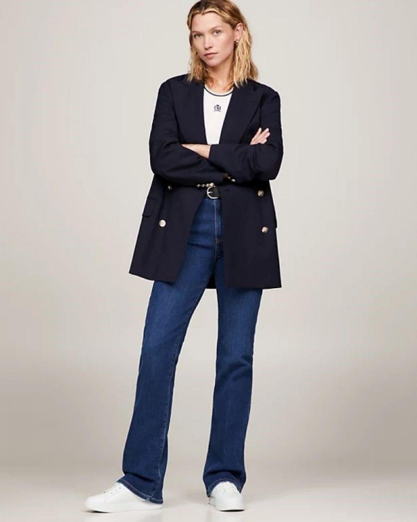 Sapatilhas Baixas Mulher TOMMY HILFIGER Branco FW0FW07685