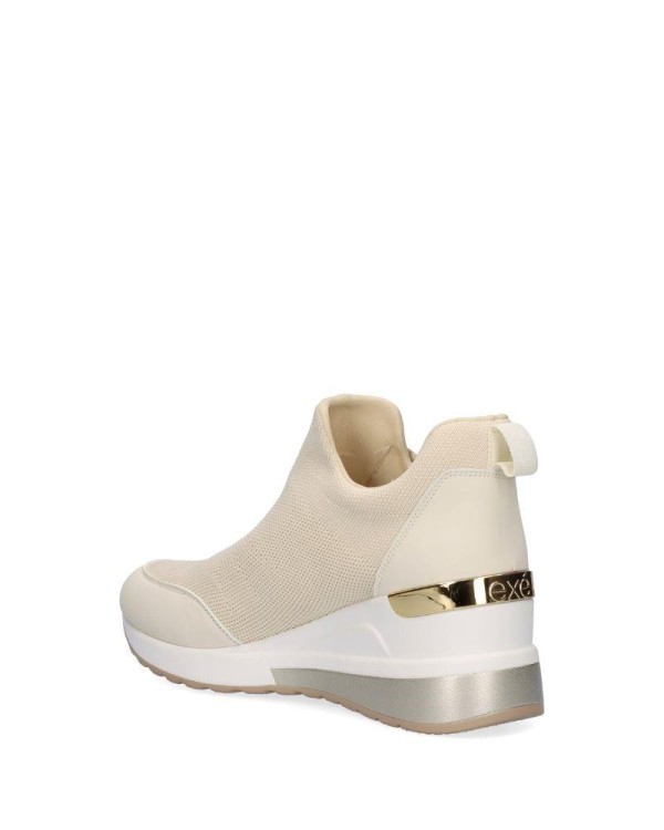Zapatillas Bajas Mujer EXE Beige 3441EX24