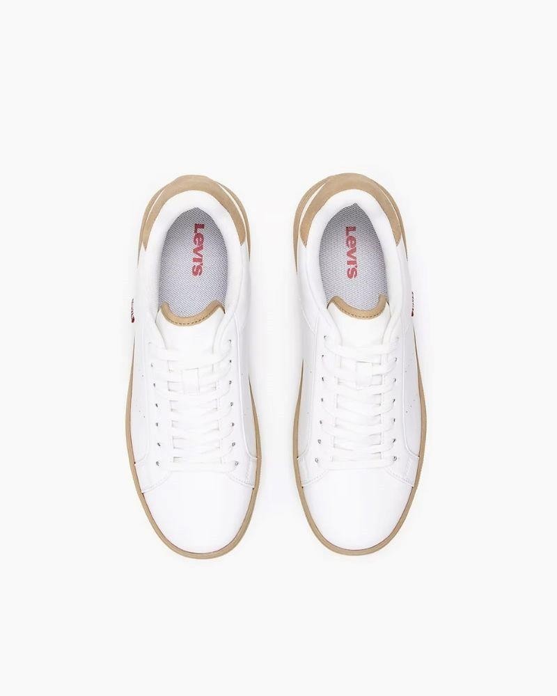 Sapatilhas Baixas Homem LEVIS Branco 234234 PIPER
