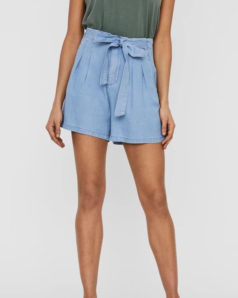Bermudas Mulher VERO MODA Azul 10209543 MIA