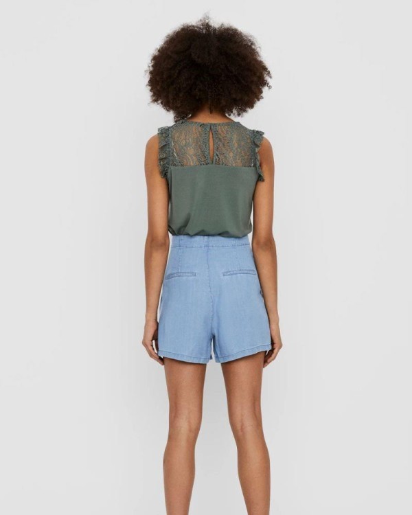 Bermudas Mulher VERO MODA Azul 10209543 MIA