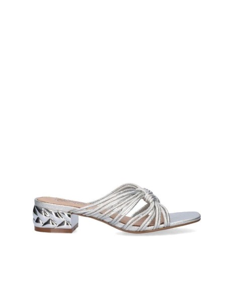 Sandalias Fiesta Mulher EXE Prata KATY 227