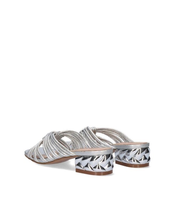Sandalias Fiesta Mulher EXE Prata KATY 227