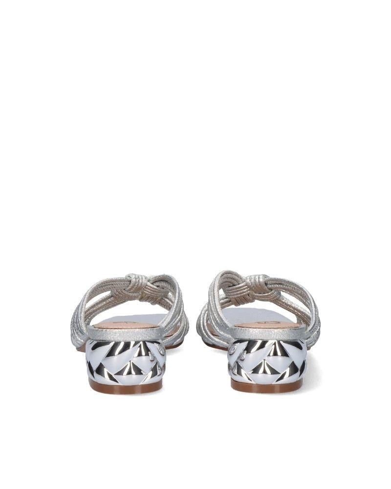 Sandalias Fiesta Mujer EXE Plata KATY 227