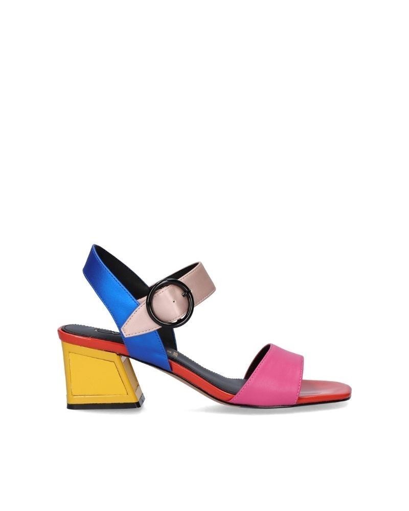 Sandalias de fiesta Exe negras para mujer, clásicas y modernas